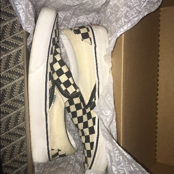 Vans Shoes - BARELY WORN CHECKERD VANS